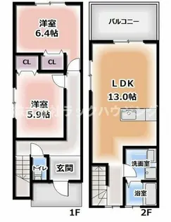KOMOREBI西郷通【1階】の間取り