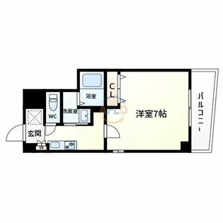 ラフォンテ中野【3階】の間取り