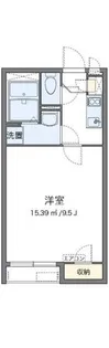 クレイノ樋下【1階】の間取り
