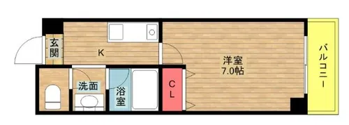 メゾンラフィネ【301号室】の間取り