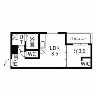 MOVE中村公園PREMIO【2階】の間取り