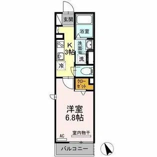 ETERNA(エテルナ)【206号室】の間取り