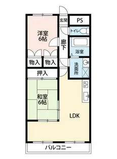 アミティエ【401号室】の間取り