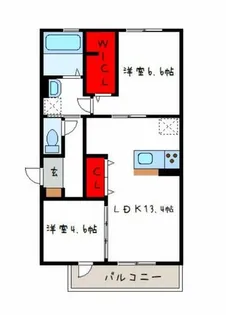 ミュアフィールド【1階】の間取り