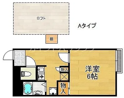 レオパレスマイス【2階】の間取り