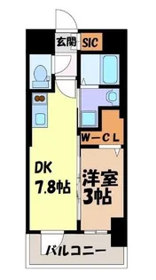 エステムコート名古屋サウスネクスト【2階】の間取り