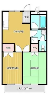 レジデンス栗島【2階】の間取り