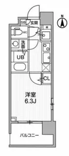 La Douceur桜川【9階】の間取り