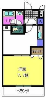 ボナール鳳南【206号室】の間取り