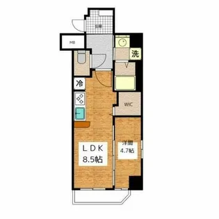Ceres中村公園前【4階】の間取り