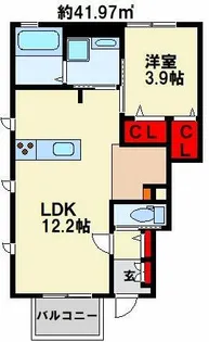 アリエッタ赤坂【101号室】の間取り