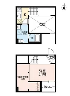 ZEN鶴舞【2階】の間取り