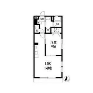 グレースコート【201号室】の間取り