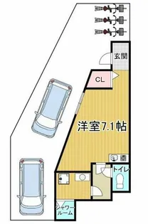 フォレスト高槻【1階】の間取り