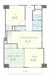 グランミッシェル【4階】の間取り