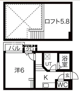 Creo本陣参番館【1階】の間取り