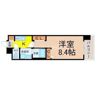 パルティール大曽根(パルティールオオゾネ)【8階】の間取り