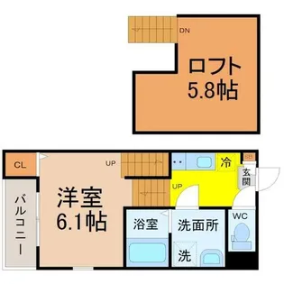 Healing Terrace(ヒーリングテラス)【2階】の間取り