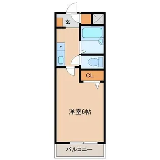 ハッピー塚口【3階】の間取り