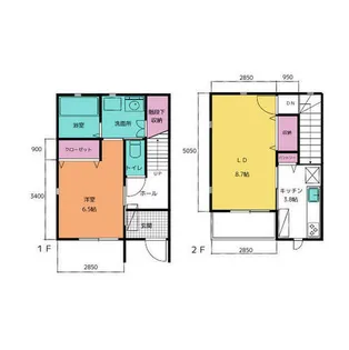 サンシャインプラザB棟【101号室】の間取り