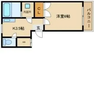 シェーンハイム【1階】の間取り