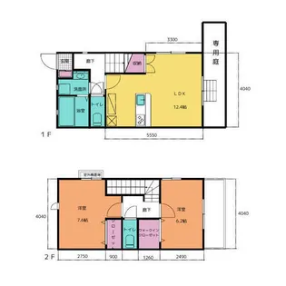 ラフレーズ【101号室】の間取り