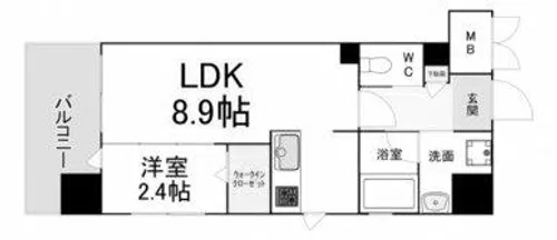 YSP城野【5階】の間取り