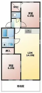IGE江南 B棟【1階】の間取り