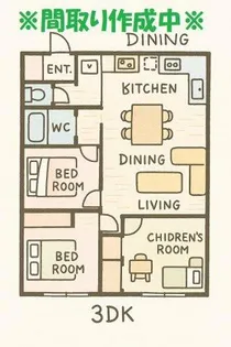 エスポア江南Ⅱ【4階】の間取り