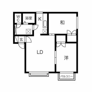 エクセレント新川B【2階】の間取り