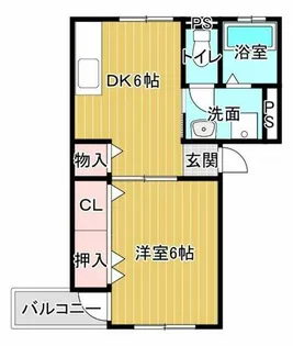 メゾンロイヤル【102号室】の間取り
