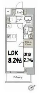 LiveFlat千種WEST【2階】の間取り