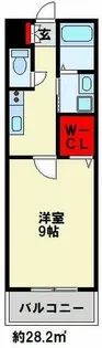 ギャラン竪町Neo【16階】の間取り