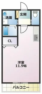 I-STAGE東岩田【207号室】の間取り