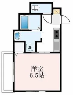 オーシャン青山【4階】の間取り