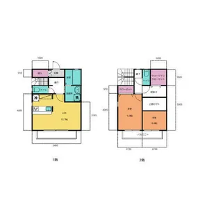 エルホープ栄【102号室】の間取り