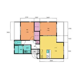 レ・セーナ岡崎【301号室】の間取り