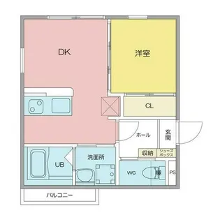 ベネフィス観音町【1階】の間取り