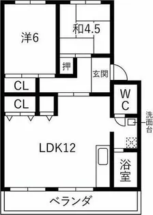 シティハイツ村井【3階】の間取り