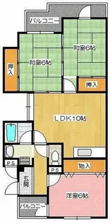 マンション・アメニティPartII【3階】の間取り