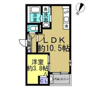 Jack yamatoⅠ【1階】の間取り