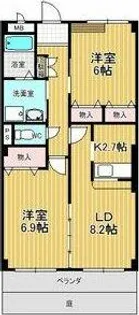 プランドール鎌倉台2【1階】の間取り