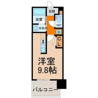 アデグランツ大須(AdeGlanzOSU)【8階】の間取り