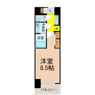 S-RESIDENCE黒川本通一丁目【10階】の間取り