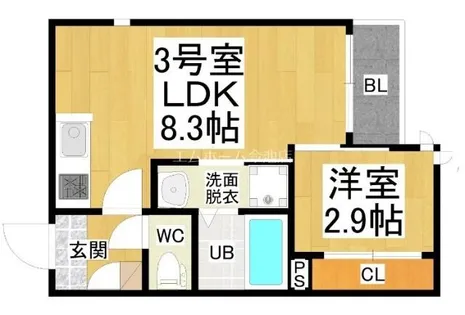 G-smart笠寺【2階】の間取り