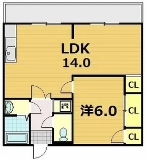 リーベンハイム【1階】の間取り