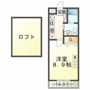 アロハ舞子【2階】の間取り