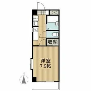 エアロスペース鶴田【2階】の間取り