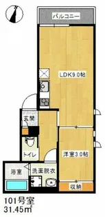 GRANDTIC南大橋Ⅰ【1階】の間取り