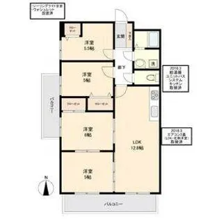 レジデンス御器所スクエア【9階】の間取り